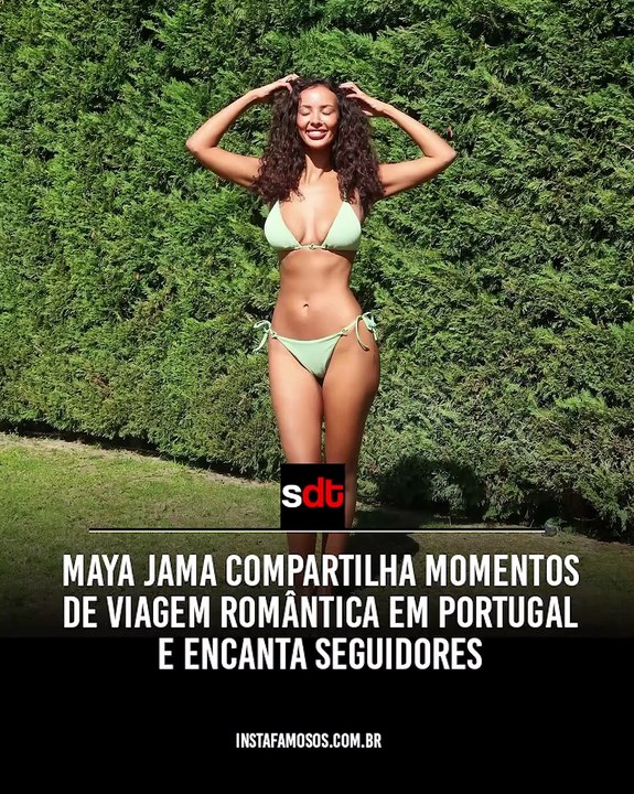 Maya Jama compartilha momentos de viagem romântica em Portugal e encanta seguidores