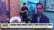 Zé Felipe diz que não quer os filhos longe e Virgínia rebate