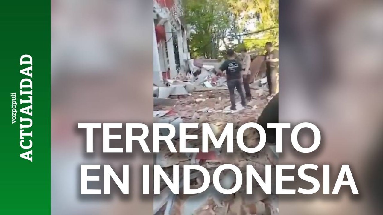 Indonesia sufre un terremoto de magnitud 7'4