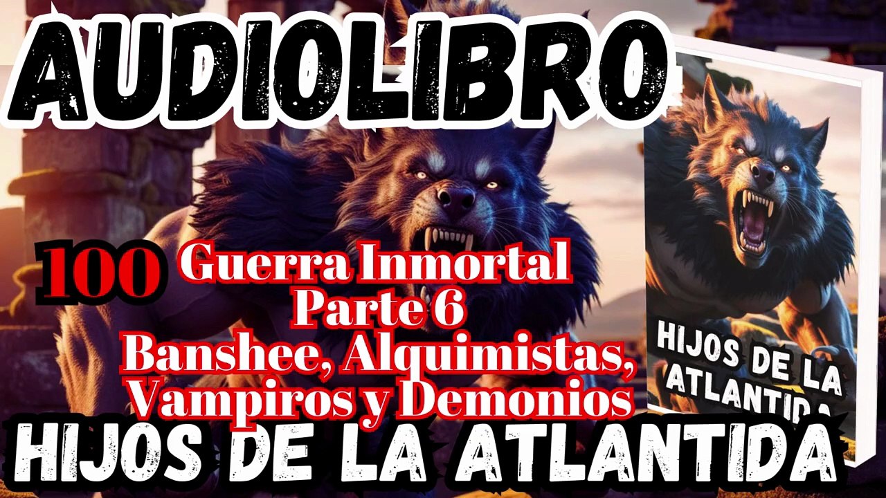 Audiolibro Los Hijos De La Atlántida Capitulo 100 Guerra Inmortal Parte 6 Banshee, Vampiros y Demonios
