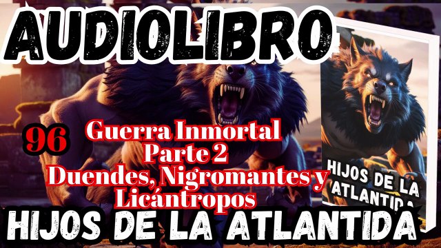 Audiolibro Los Hijos De La Atlántida Capitulo 96 Guerra Inmortal Parte 2 Duendes, Nigromantes y Licántropos