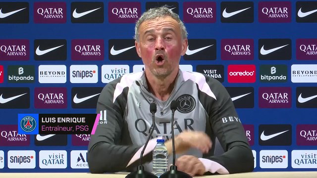 Luis Enrique sur le report du match contre Lens : Il faut accepter ce qui a été décidé