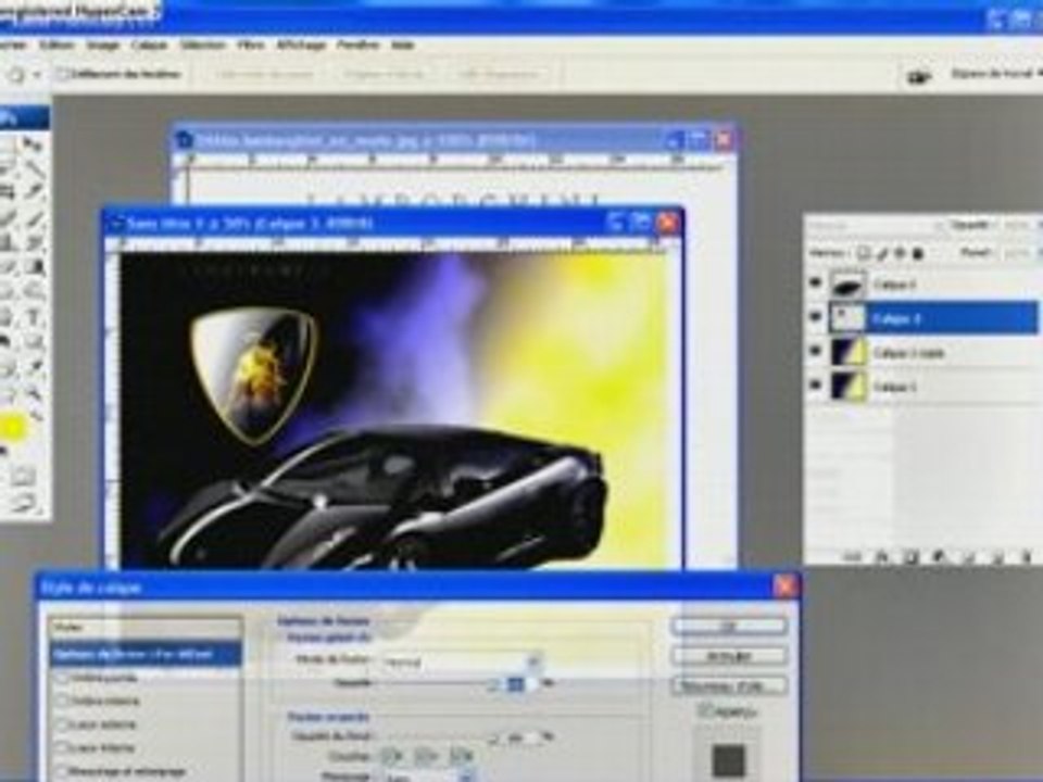 Photoshop wall - lamborghini