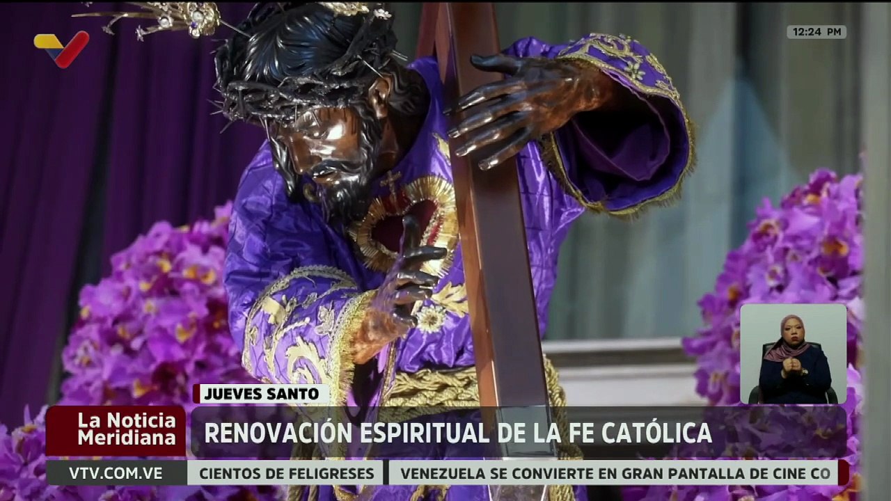 Feligreses dan inicio al triduo pascual con el “Jueves Santo”