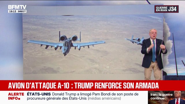 Guerre au Moyen-Orient: Donald Trump envoie des avions A-10 pour renforcer son armada