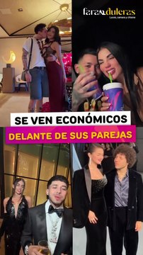 Famosos que se ven económicos delante de sus parejas