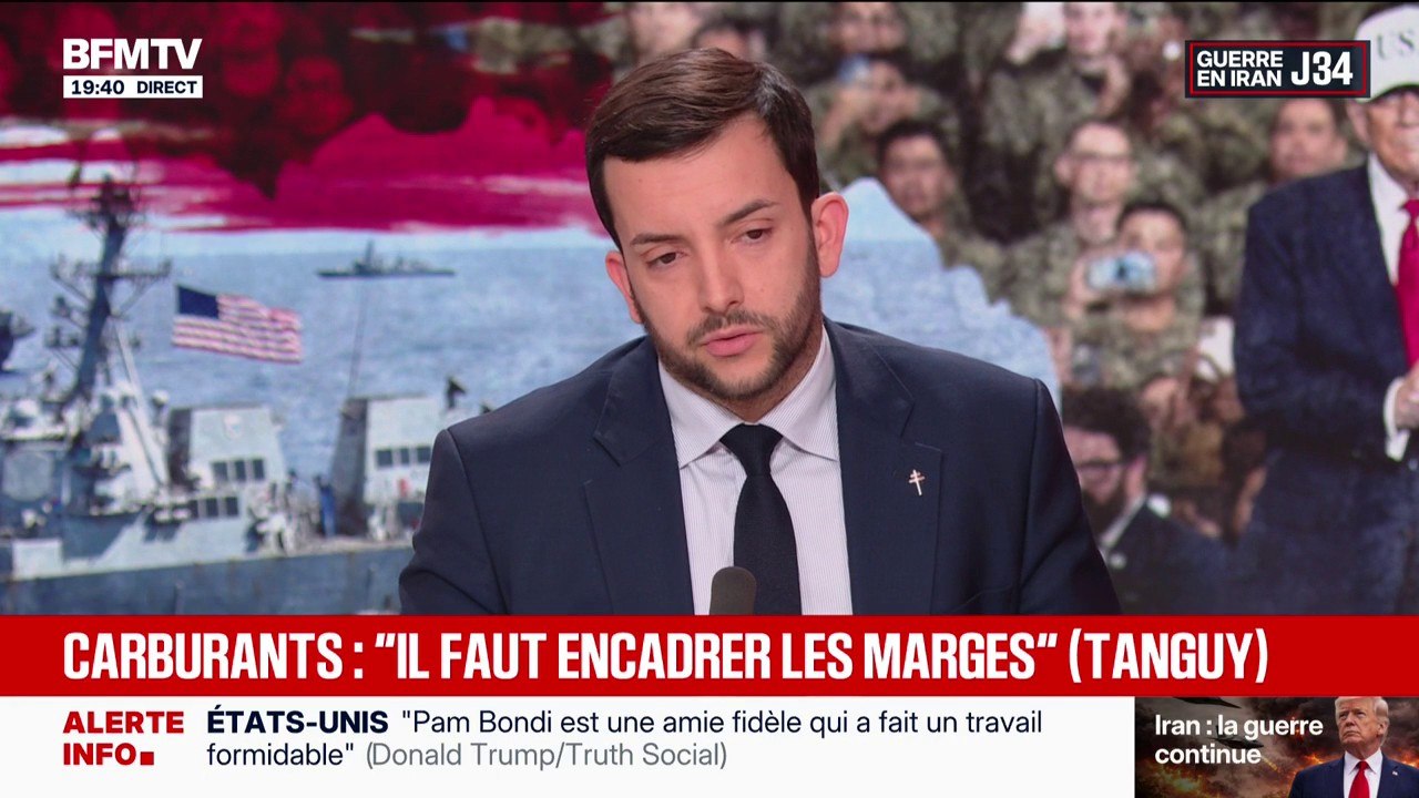 Carburants: "Nous, on ne tape pas sur Total", affirme Jean-Philippe Tanguy, député RN de la Somme