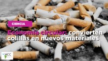 Economía circular: convierten colillas en nuevos materiales