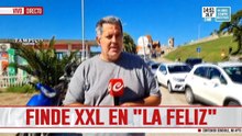Finde XXL en "La Feliz": la gente disfruta en la playa