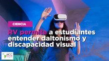 RV permite a estudiantes entender daltonismo y discapacidad visual
