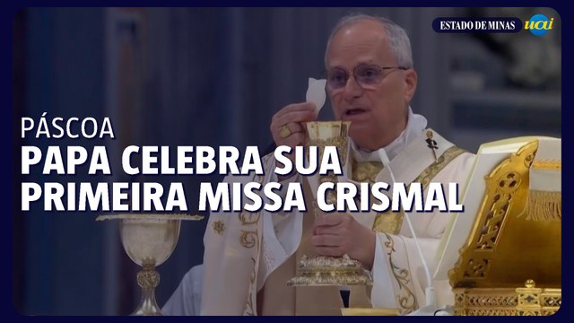 Papa Leão XIV celebra sua primeira Missa Crismal de Páscoa; confira