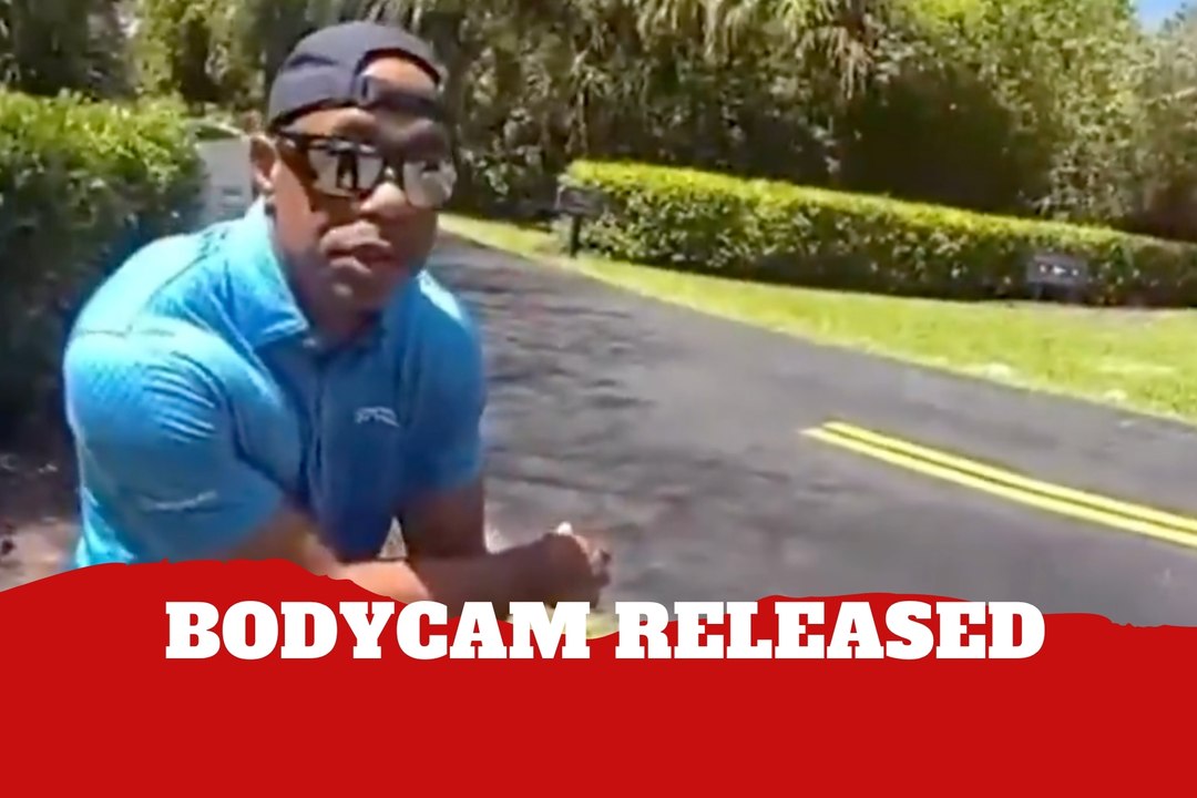 El bodycam de Tiger Woods revela el momento tras su accidente