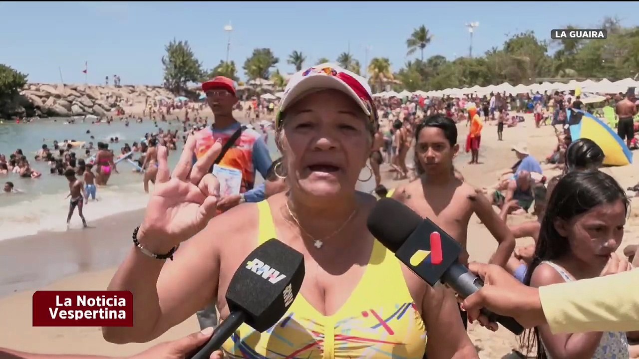 La Guaira |  Familias disfrutan de las playas y el Boulevard Paseo Mucuto