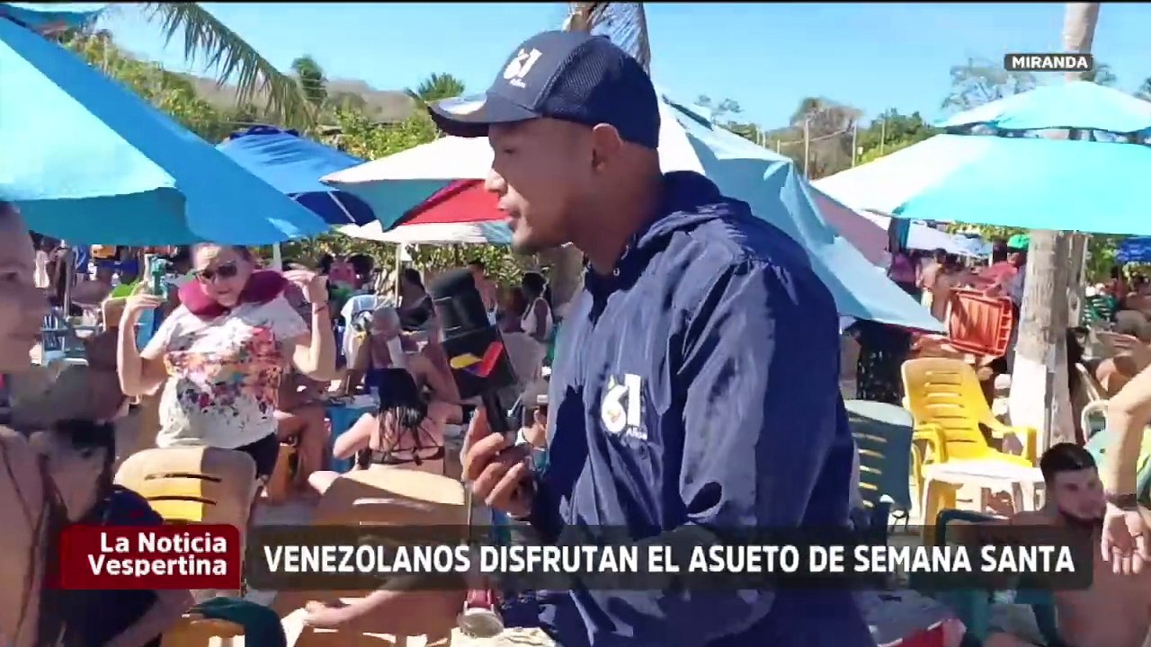 Mirandinos llaman a cuidar y disfrutar de las playas de Higuerote en el Jueves Santo