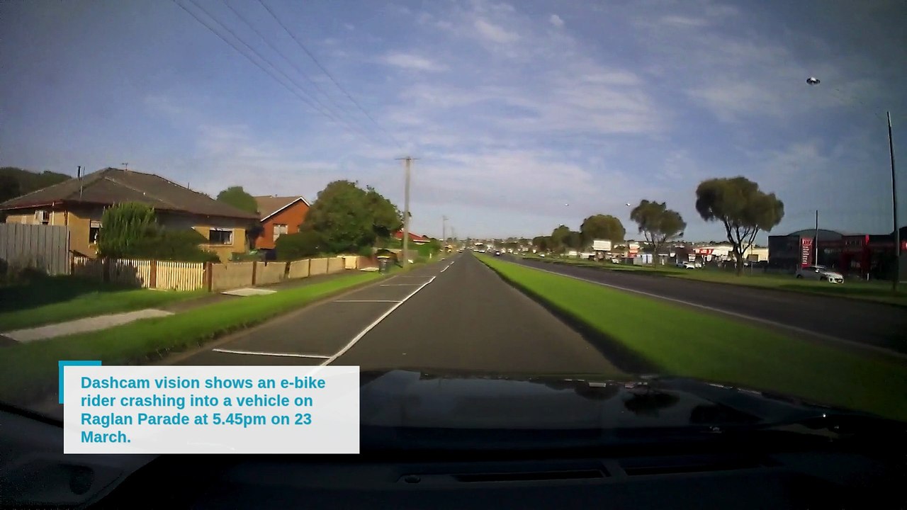 Warrnambool e-bike hits car