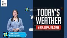 Today's Weather, 5 A.M. | Apr. 03, 2026