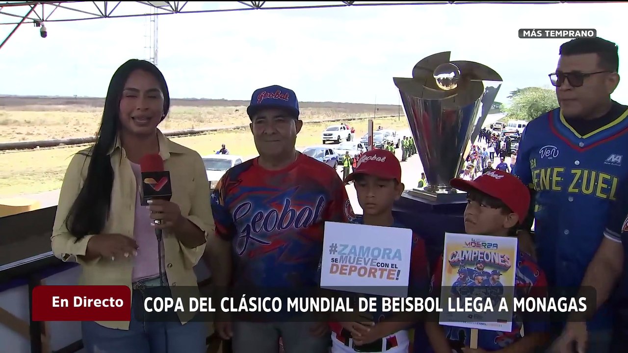 Monagas | El trofeo campeón del Clásico Mundial recorrerá todo el pueblo monaguense
