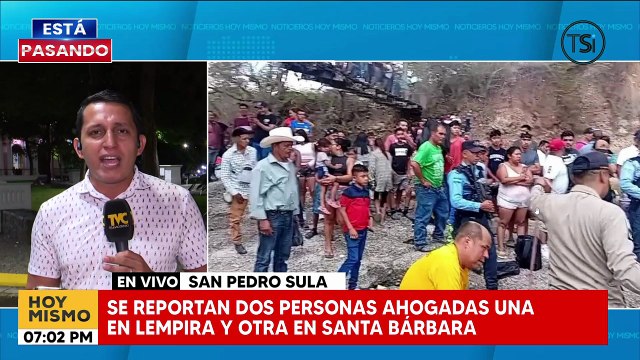 Se reportan dos personas ahogadas, una en Lempira y otra en Santa Bárbara