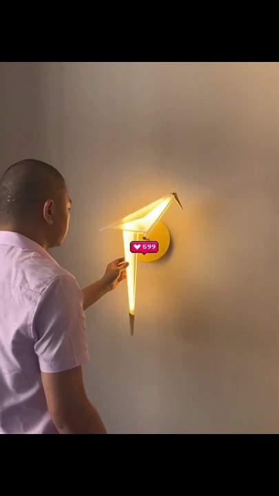 Parrot Wall Lamp Bird Sconce Light