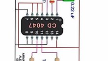 CD4047 और IRFZ44N का उपयोग करके शक्तिशाली 12V DC से 220V AC इन्वर्टर सर्किट