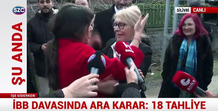 İBB davasında tahliye edilen isimler ailelerine kavuşuyor