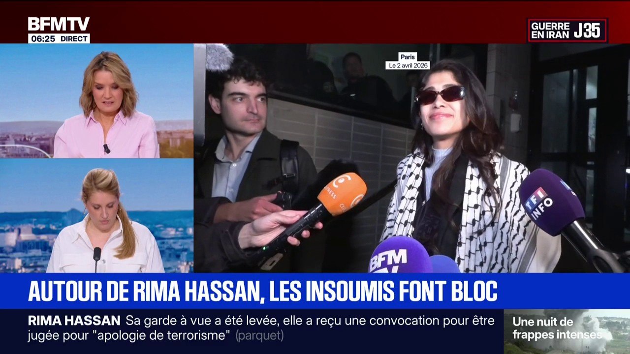 Rima Hassan: La France insoumise fait bloc autour de l’eurodéputée depuis sa garde à vue