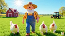 🚜 Old MacDonald Had a Farm 🐮 🎼 E-I-E-I-O 🐽 Fun Nursery Rhymes - Childrens Music