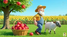 🚜 Old MacDonald Had a Farm 🐮 🎼 E-I-E-I-O 🐽 Cute Nursery Rhymes - Childrens Songs