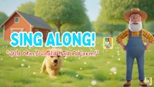 🚜 Old MacDonald Had a Farm 🐮 🎼 E-I-E-I-O 🐽 Cute Nursery Rhymes - Childrens Songs