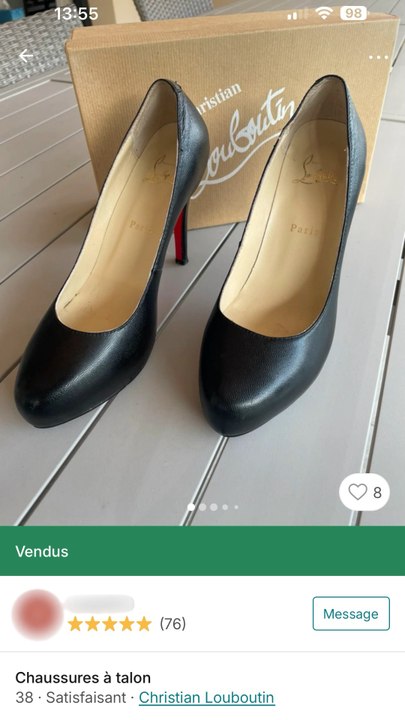 Achat/Revente d’une paire de talons Louboutin sur Vinted ! #vinted #chaussures #cleaning #nettoyage #satisfaisant