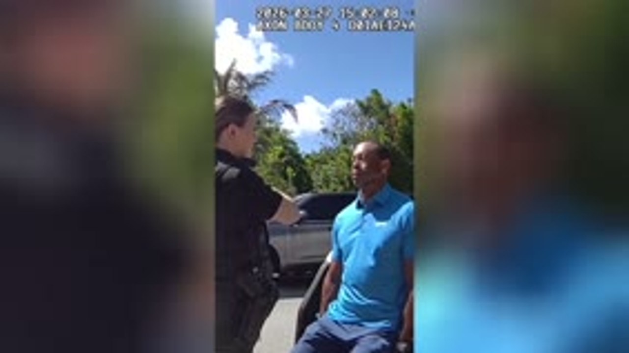 Tiger Woods' arrest footage released