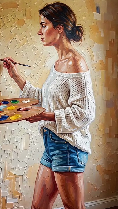 How to work painting