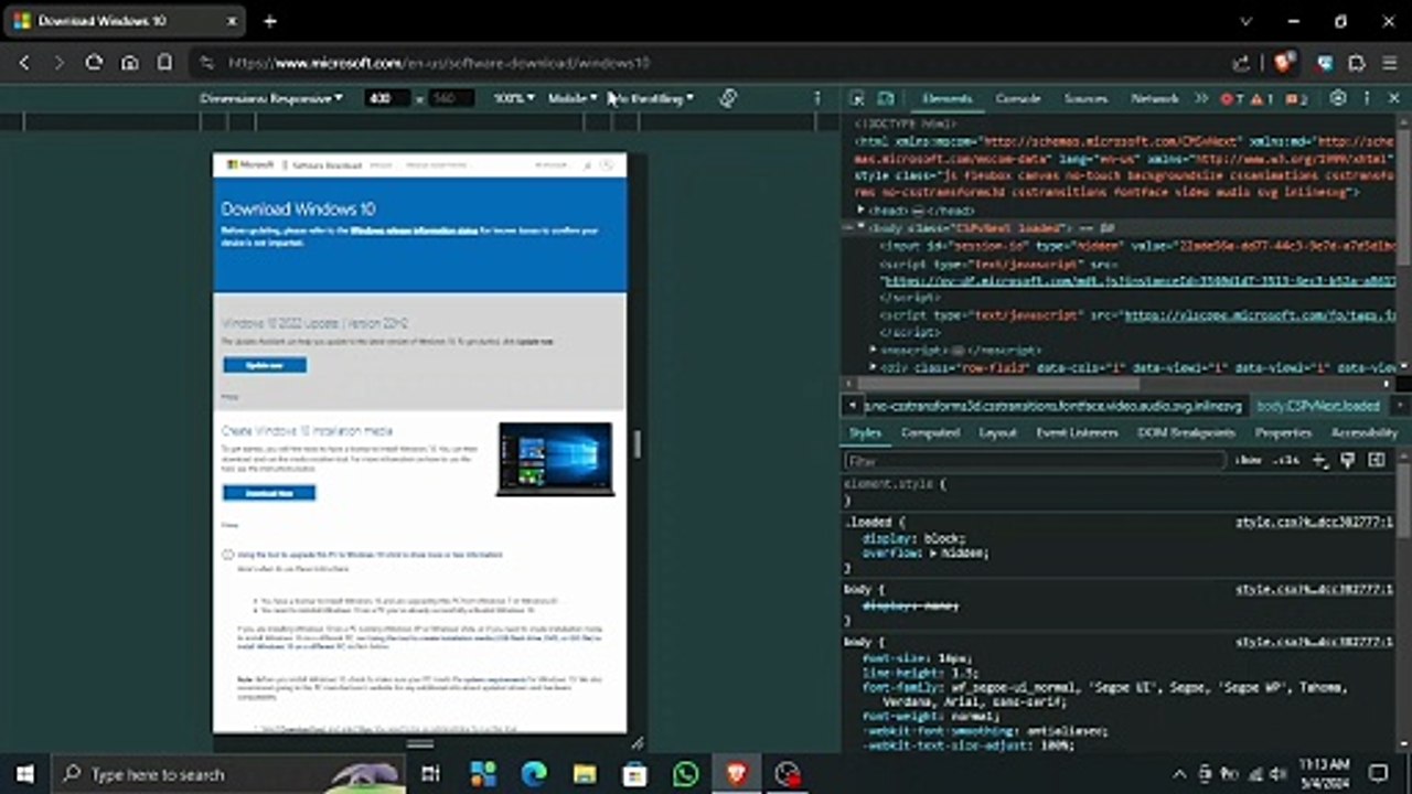 M AYAN SAJID - HOW TO ACCESS THE MOBILE VERSION OF ANY WEBSITE ON A DESKTOP EASILY