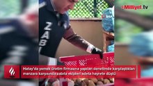 Yemek firmasında skandal görüntü! Zabıta bile isyan etti: ‘Birisi yese ölür’