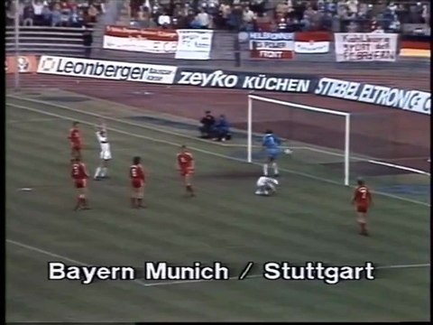 BAYERN MUNICH - STUTTGART - 1985 - SAISON 1984/1985 -