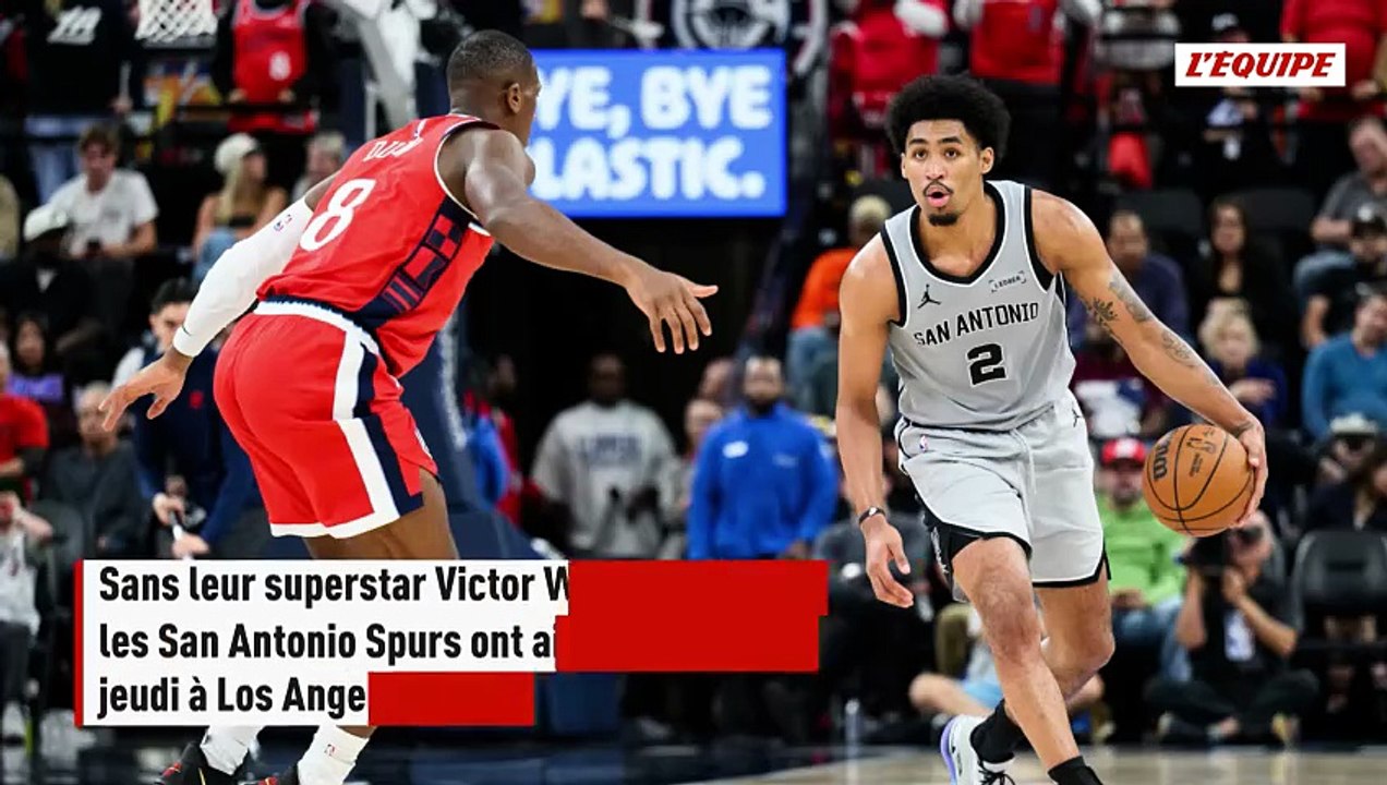 Pas de « Wemby », pas de souci : les San Antonio Spurs dominent les Los Angeles Clippers en NBA - Basket - NBA