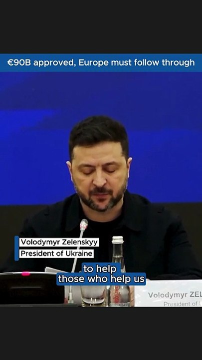 Zelenskyy Urges Europe to Act Strongly and Stay United