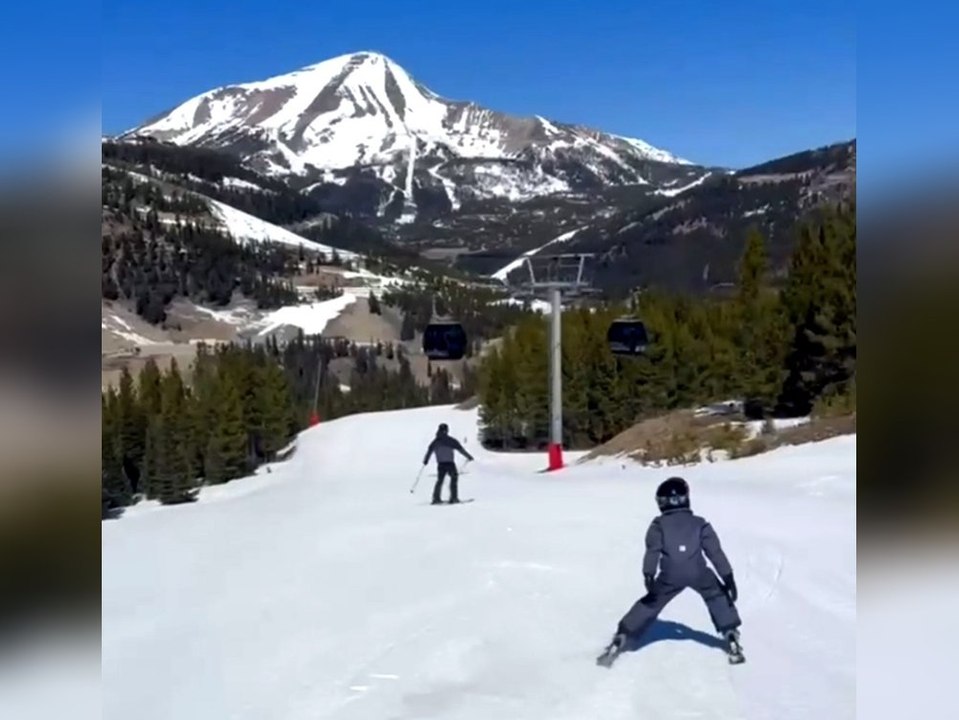 Meghan teilt seltenes Video von Harry und Archie beim Skifahren