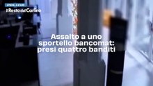 Assalto a uno sportello bancomat: presi quattro banditi