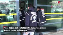 Yeni doğan bebek fotoğrafından sonra ortalık karıştı: Hastaneyi bastılar