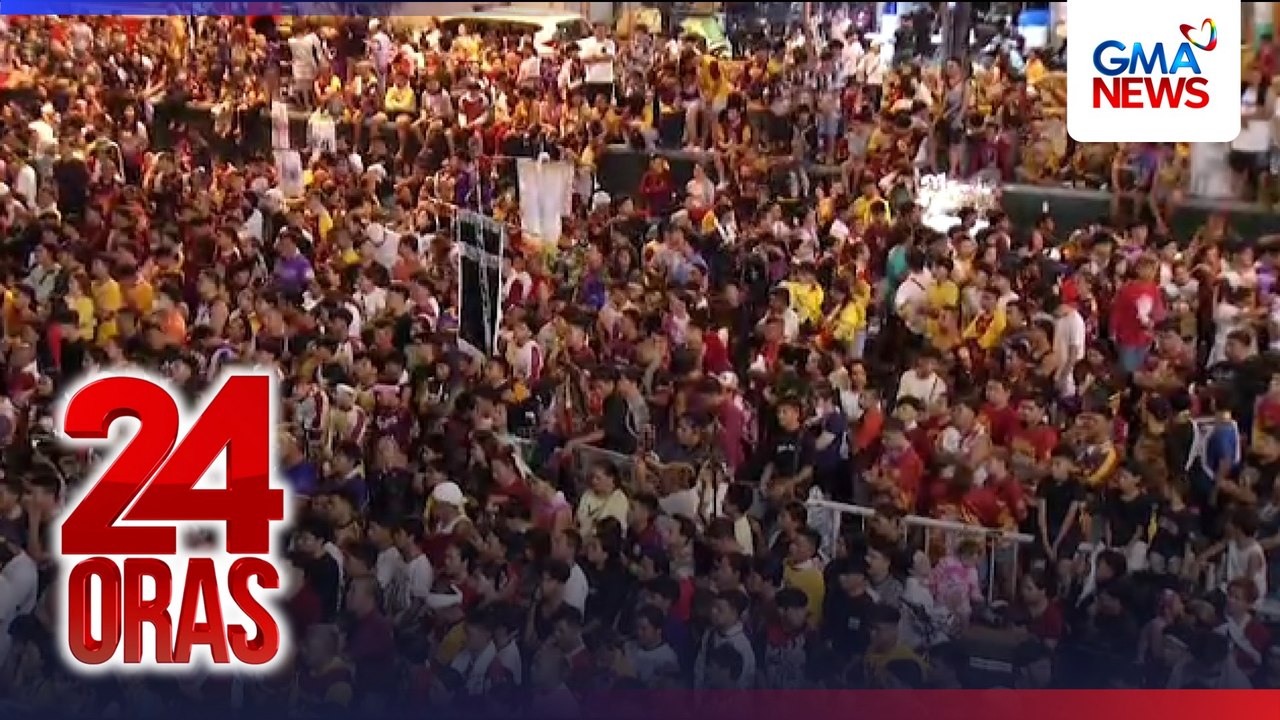 Mahigit kalahating milyong deboto, dumalo sa 13 oras na prusisyon ng Hesus Nazareno | 24 Oras