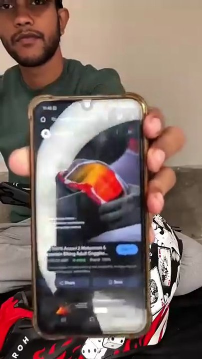 #Creative Unboxing Best Goggles for MX Helmet 😍 #Shorts #youtubeshorts #bike #modified - Chaamp_thestar (360p, h264).mp4