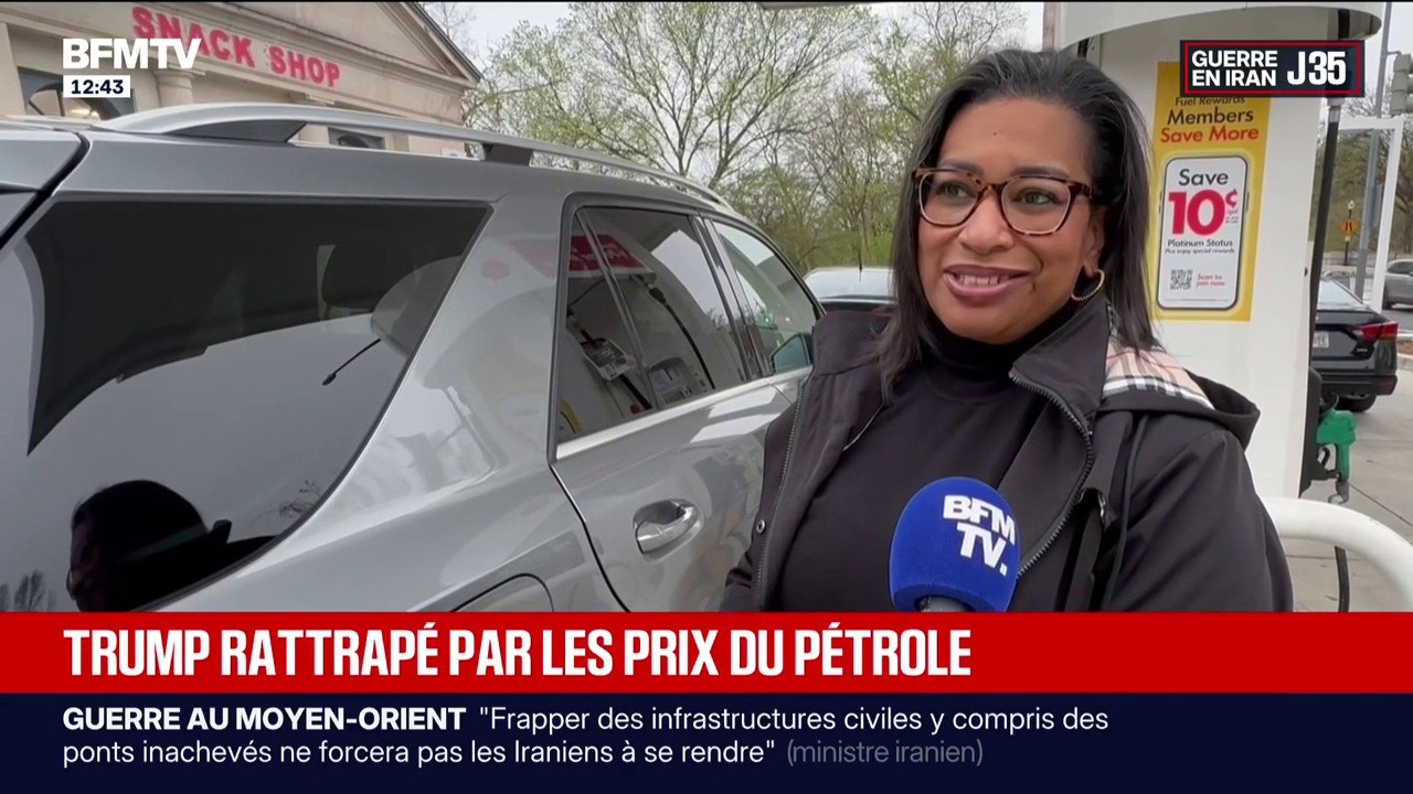 "Tous les jours ça prend 10 centimes": les Américains dénoncent aussi une flambée des prix des carburants