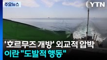 '호르무즈 개방' 외교적 압박...이란 "도발적 행동" / YTN
