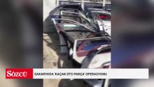 Sakarya'da 'kaçak oto parça' operasyonu