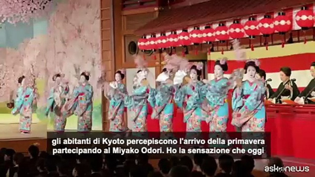 La "danza della Capitale", a Kyoto le geishe celebrano la primavera