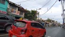 Wet Morning on Santa Cruz Street in Tanza, Cavite, Philippines