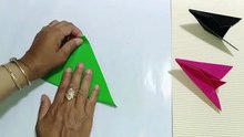 cara membuat origami pesawat yang mudah bagi anak SD