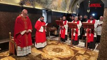 Gerusalemme, il cardinale Pizzaballa nella Chiesa del Santo Sepolcro
