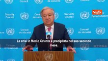 Crisi Golfo, Guterres (Onu): Siamo sull'orlo di una guerra più ampia